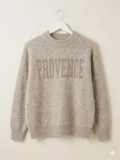 PROVENCE ニットセーター 長袖 グレー