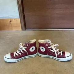 Converse All Star バーガンディ ハイカットスニーカー