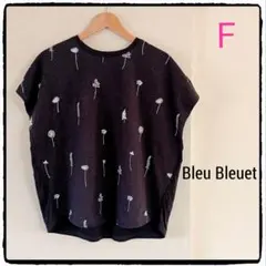 花柄刺繍 半袖 Tシャツのサムネイル