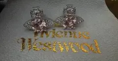 Vivienne Westwood｜ARIELLAピアス　シルバー×ピンク
