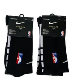 ナイキ バスケットボールソックス NBA クッションド ブラック 1足 未