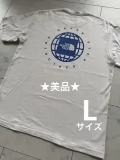 ★美品　ノースフェイス　Tシャツ　ホワイト　Lサイズ