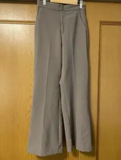 【SENSE OF PLACE】ブラウン フレアパンツ Sサイズ