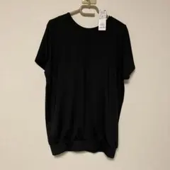 TOPVALU BODY SWITCH カップ付Tシャツ ブラック Mのサムネイル
