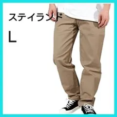 ステイランド ストレッチイージーパンツ メンズ ベージュ L