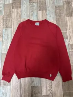 80s アメリカ製DISCUS ATHLETIC 赤 スウェット Sサイズ