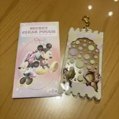 ディズニーストア シークレットクリアポーチ チップ デール