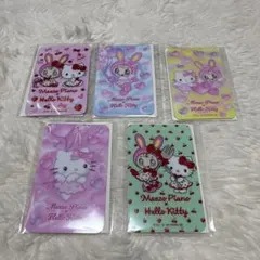 セブンイレブン ハローキティ×メゾピアノ オリジナルカードミラー 全5種セット