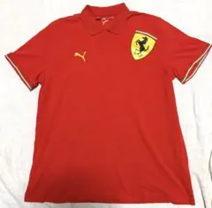 使用感ありPUMA × Ferrari プーマ×フェラーリ 半袖ポロシャツ
