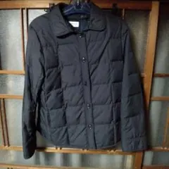 ブラック　 ダウンジャケット ボタン式