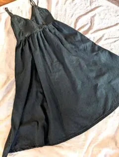 N's エヌドットエス＊キャミソールワンピース　 ジャンパースカート　デニム　Ｍ