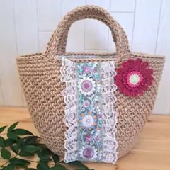 麻ひもバッグ　No.224