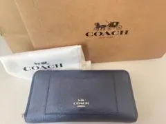 COACH  長財布　 美品 ラウンドファスナー