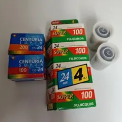 【希少】期限切れフィルム 4本（富士フイルム2本＋コニカ2本） オールドフィルム