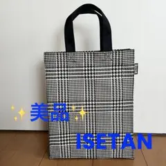 美品【 ISETAN 】　伊勢丹 バック サブバック 布バックのサムネイル