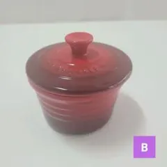Le Creuset ル・クルーゼ ラムカン S フタ付き チェリーレッド