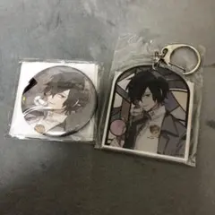 文豪ストレイドッグス 太宰治 缶バッジ&アクリルキーホルダー 原作柄