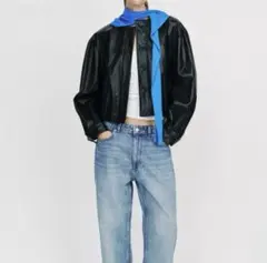 新品タグ付き 今季 ZARA バルーンフェイクレザージャケット S