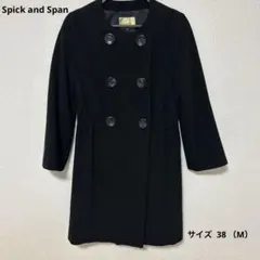 Spick and SpanNoble スピックアンドスパン 黒ノーカラーコートのサムネイル
