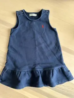 ⭐︎Ralph Lauren ネイビー フリルスエットワンピース⭐︎