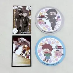 忍たま乱太郎 アニメイトカフェ グラッテ特典 コースター＆カード