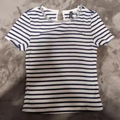 H&M ストライプTシャツ XS