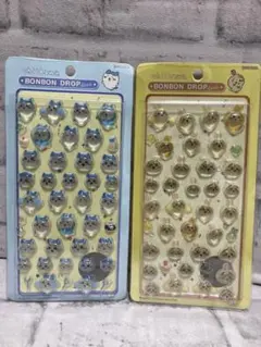 【海外製】ボンボンドロップシール風 3D 硬いシール2枚セット