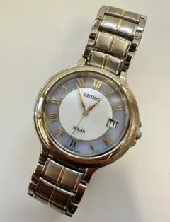 腕時計　SEIKO　V145-OH70　SOLAR　贈答品　動作品