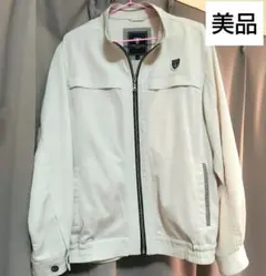 美品 CLAUDIO VALENTINO 涼しく上品なメッシュブルゾンのサムネイル