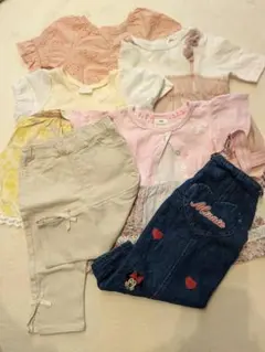 女の子　子供服まとめ売り　100　可愛い　春夏　アプレレクールSLAPSLIP