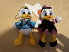 ディズニー15周年　ハロウィン　ドナルド&デイジーぬいぐるみセット
