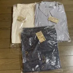 無印良品　メンズL セーターとシャツの3点セット