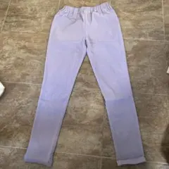 薄紫 ウエストゴム ロングパンツ 150