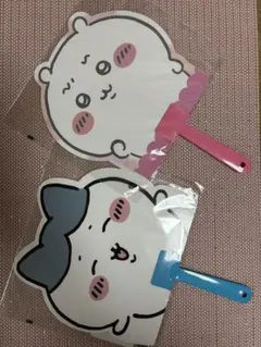 ちいかわ　ハチワレ　ダイカットうちわ