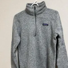 patagonia ベターセーターハーフジップグレー　レディースM 美品