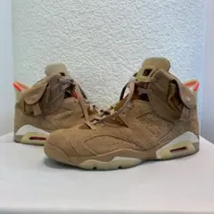 ナイキ×トラヴィススコット☆DH0690-200エアジョーダン6スニーカー