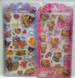 ドロップジュエリーシール　ハローキティ　サンリオキャラクターズ 日焼け 2枚