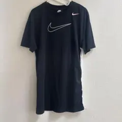 最終値下げ⭐︎半袖ロングTシャツ★ ナイキ ブラック　Tシャツワンピース　Tシャツ