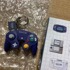 未使用★ニンテンドーミュージアムゲームハードキーホルダー★ゲームキューブ★任天堂