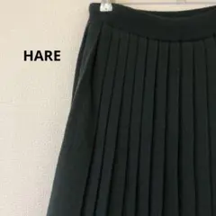 HARE ハレ プリーツニットスカート グリーン フリーサイズのサムネイル
