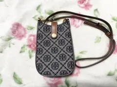 Tory Burch スマホショルダーバッグ トリーネイビー
