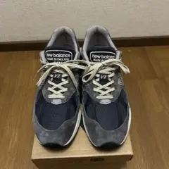 New Balance 991 v2グレー/ネイビー