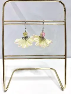 ★No.7 花 ピアス シルバー