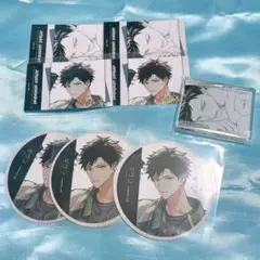 ギヴン アニメイトカフェ アニカフェ 箔押しカード コロッタ コースター 立夏