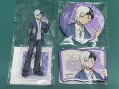 Dr.STONE あさぎりゲン　くじ引き堂　缶バッジ　ゲン　アクリルスタンド