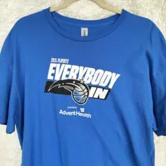 NBA オーランドマジックプレーオフ限定 XL Tシャツ ブルー 古着