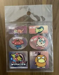 ポケモンセンター　2001 シール　コダック　ヤドン　プリン　ポリゴン　レアのサムネイル