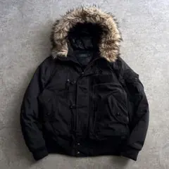 極美品■POLO RALPH LAUREN【S】N-2B ダウンジャケット 黒