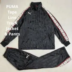 【Y2K】PUMAプーマ　シャドーストライプ　トラックジャケット　テープロゴ
