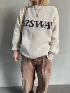 【CRAMMY】オーバーロゴニット